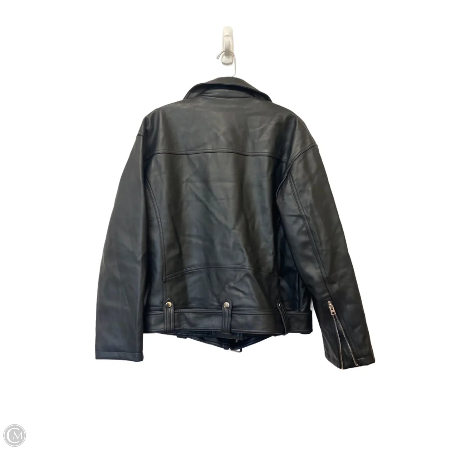 Jacket Moto By Top Shop In Black, Size: 4