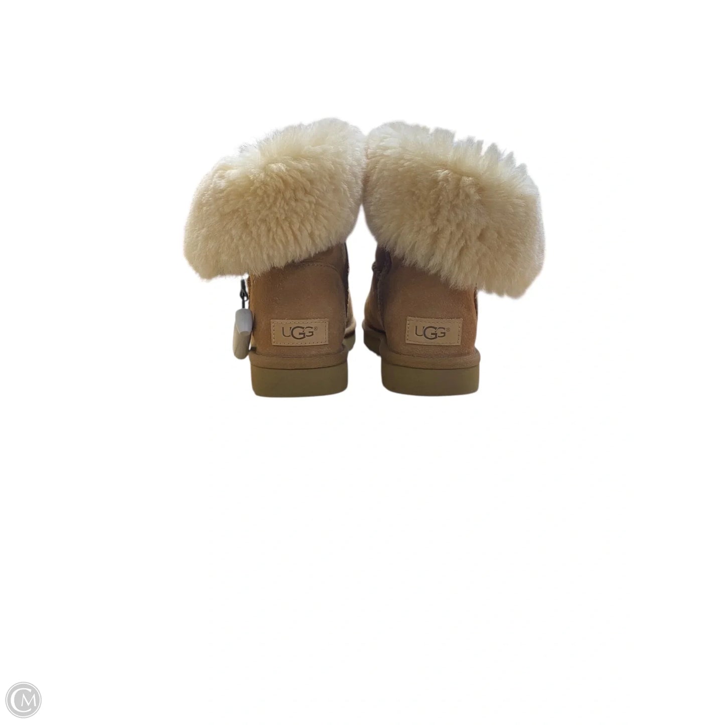 Boots Designer By Ugg In Brown, Size: 9