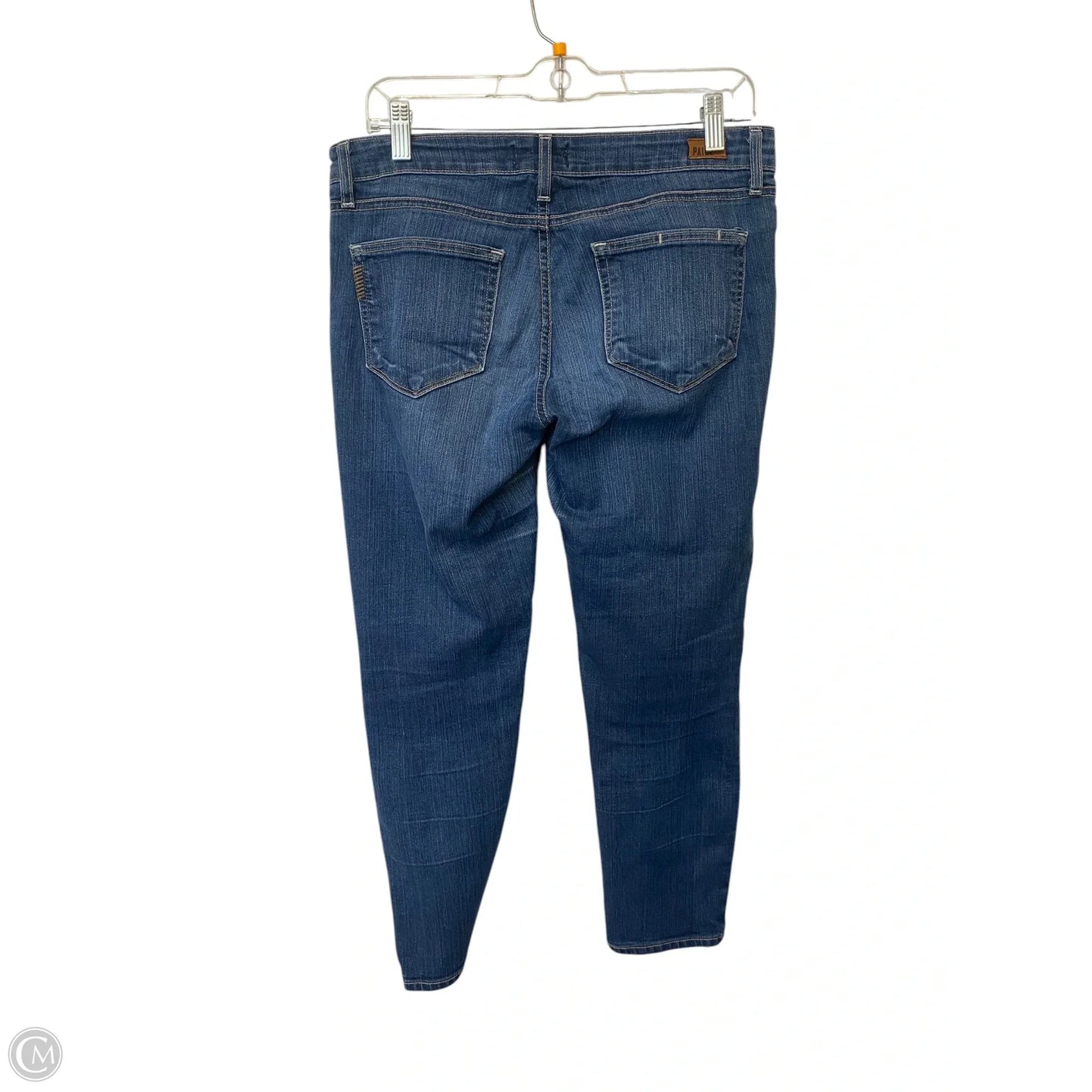 Jeans Straight By Paige In Blue Denim, Size: 30