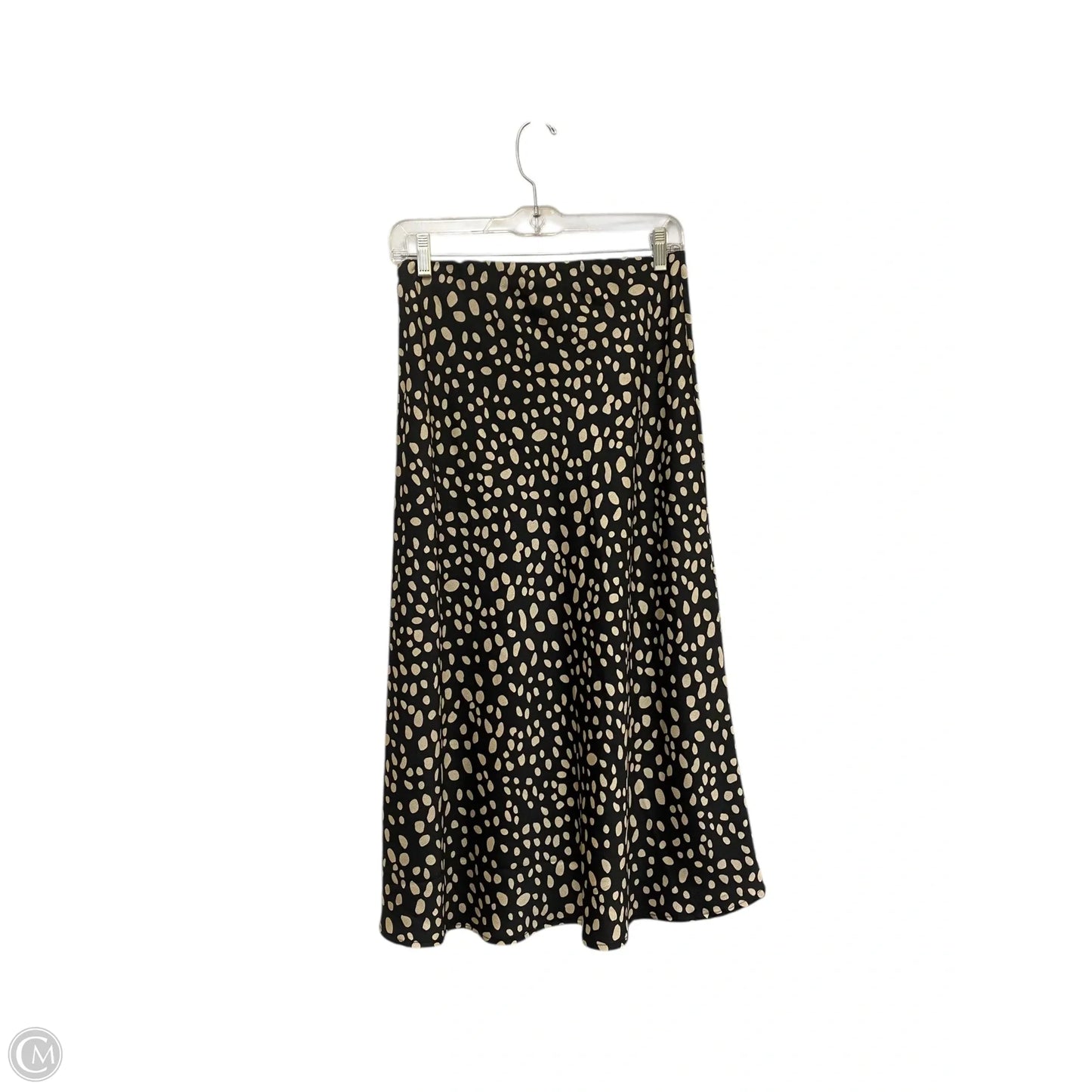 Skirt Maxi By Francesca's In Black & Cream, Size: M