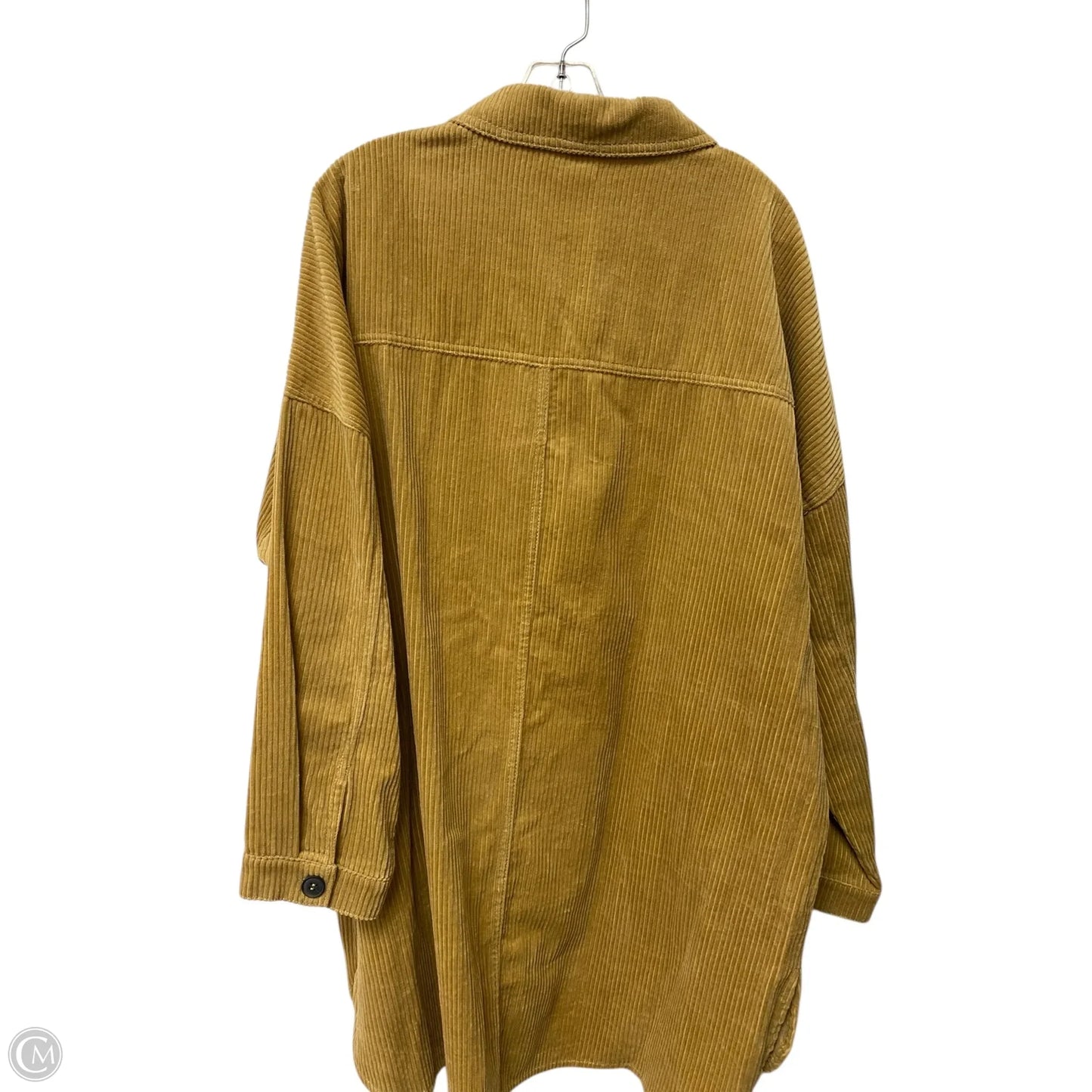 Jacket Shirt By Zara In Beige, Size: 2x