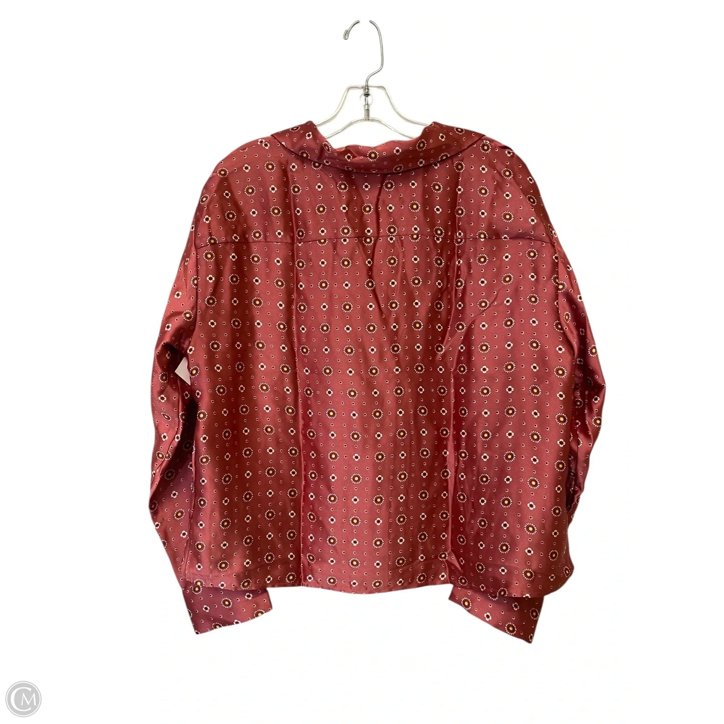 Top Long Sleeve By Loft In Multi-colored, Size: M