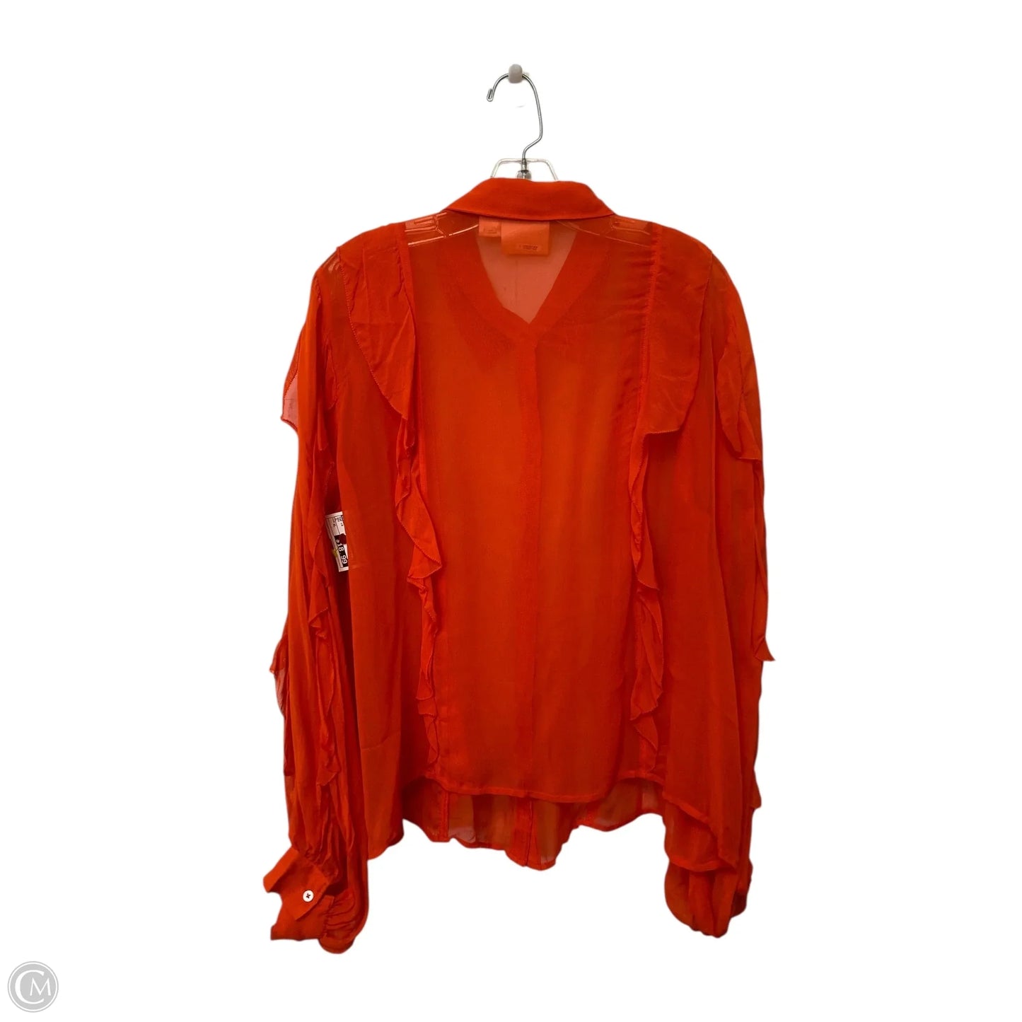 Top Long Sleeve By Maeve In Red, Size: Xl