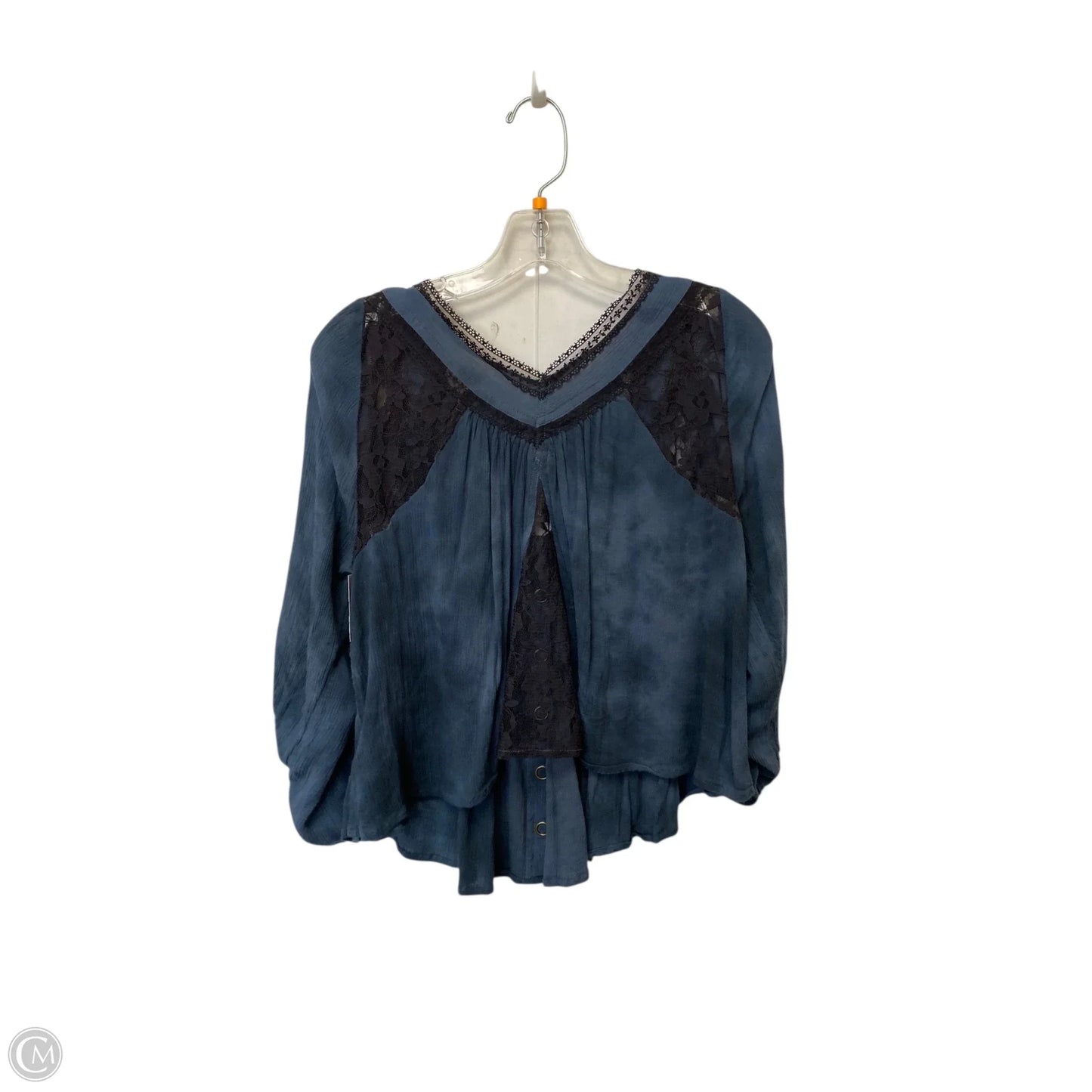 Top Long Sleeve By Free People In Blue, Size: Xs