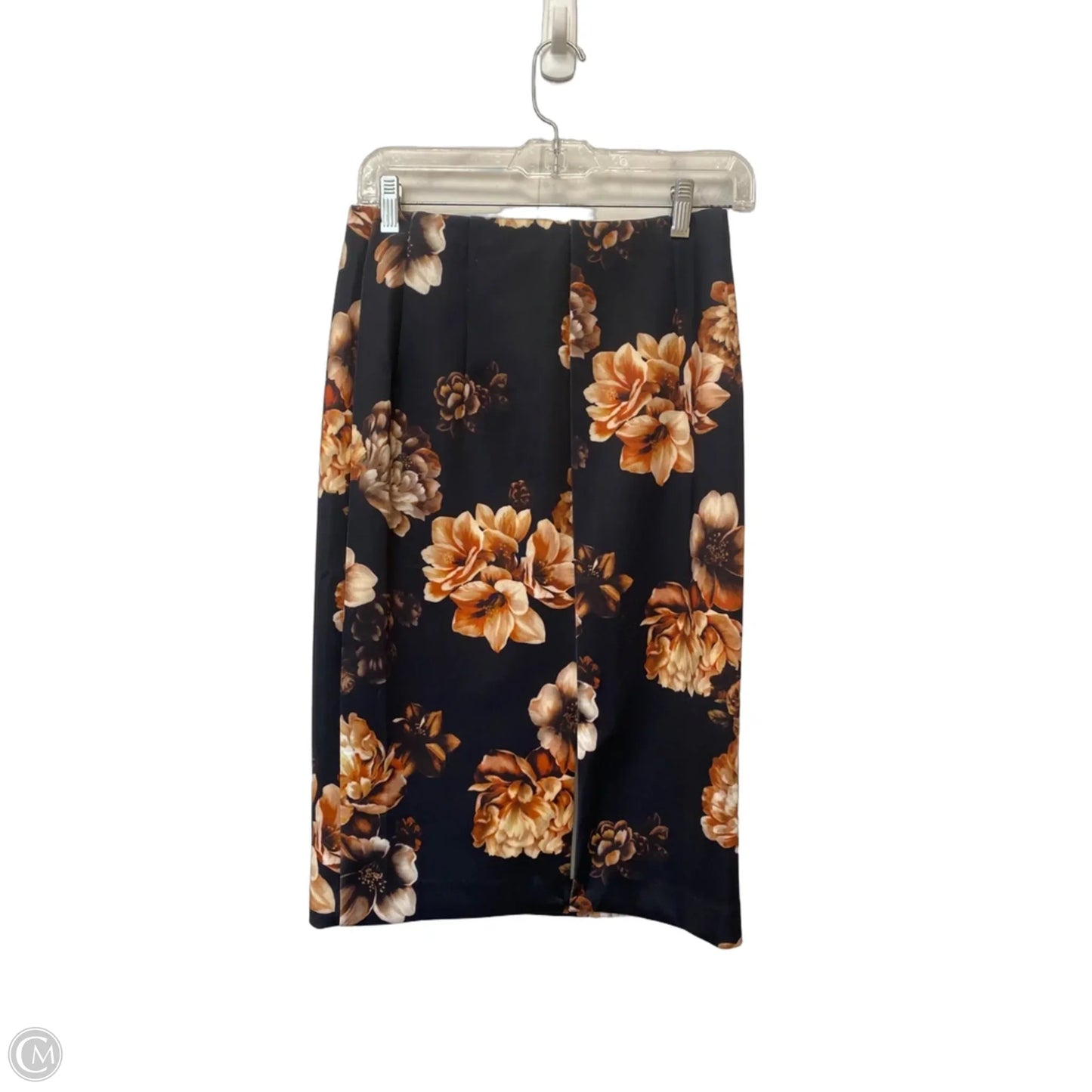 Skirt Midi By Tahari In Floral Print, Size: Sp