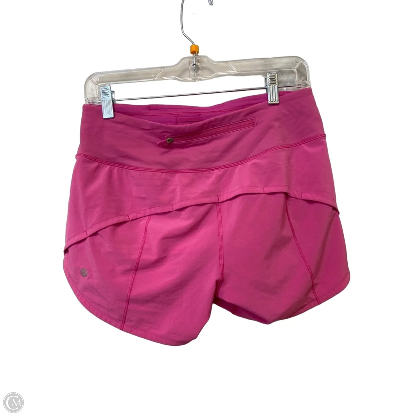 Athletic Shorts By Lululemon In Pink, Size: 6