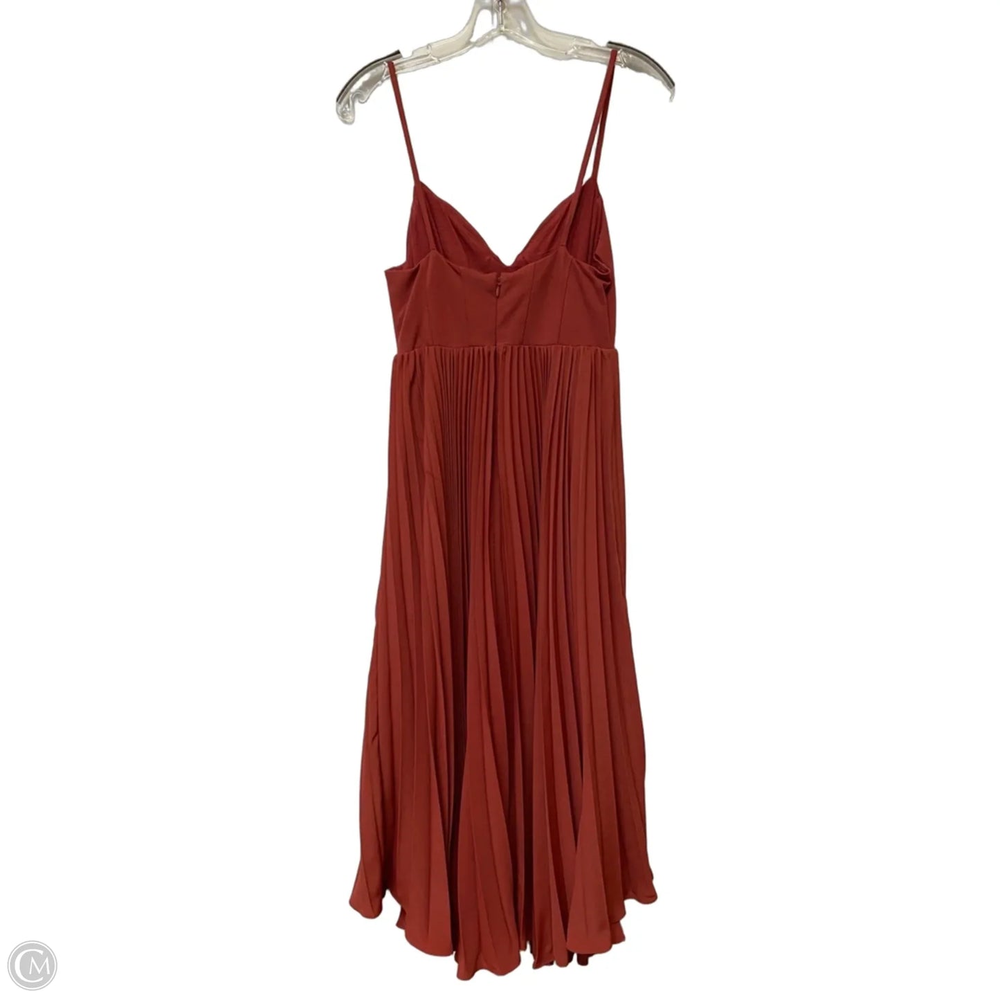 Dress Party Long By Anthropologie In Maroon, Size: Xsp