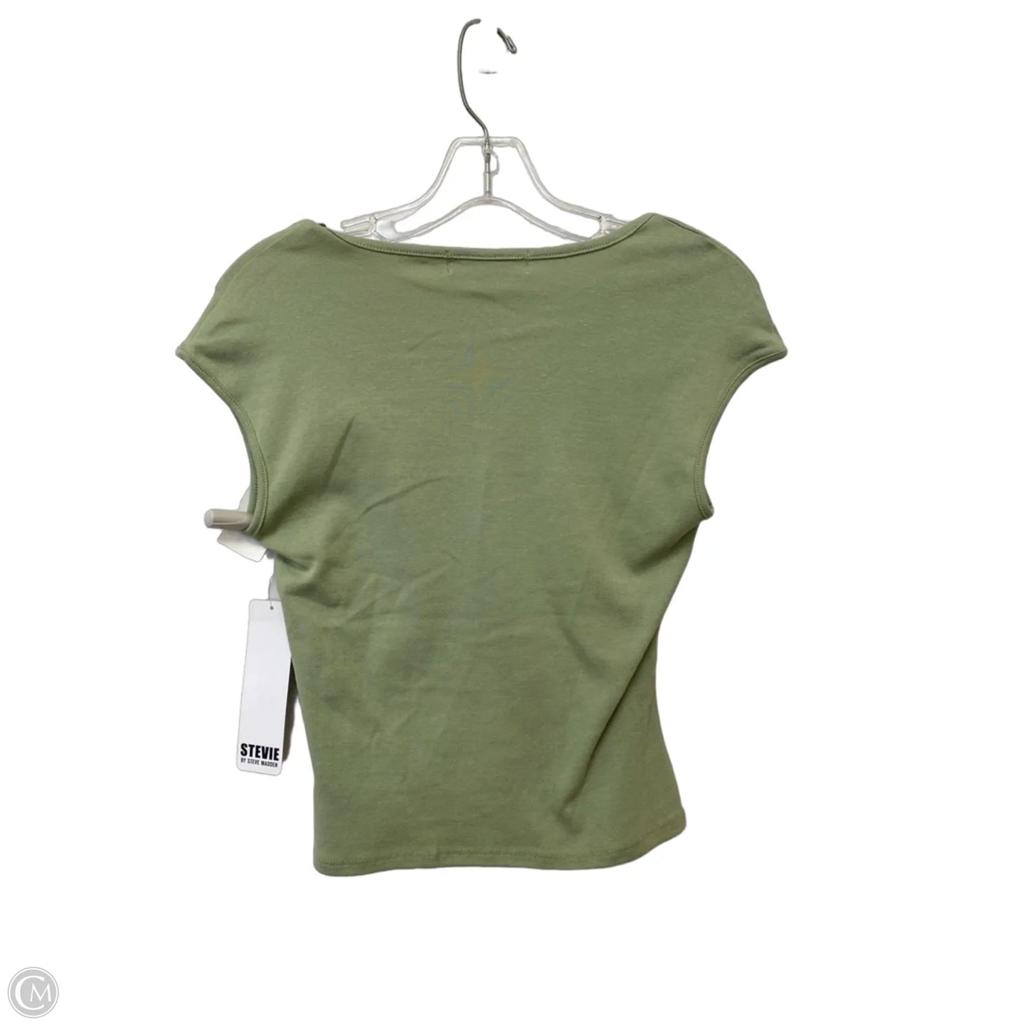 Top Short Sleeve By Steve Madden In Green, Size: M