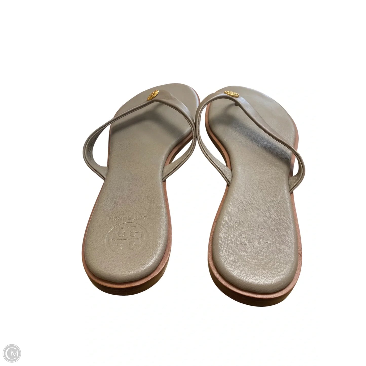 Sandals Designer By Tory Burch In Grey, Size: 9