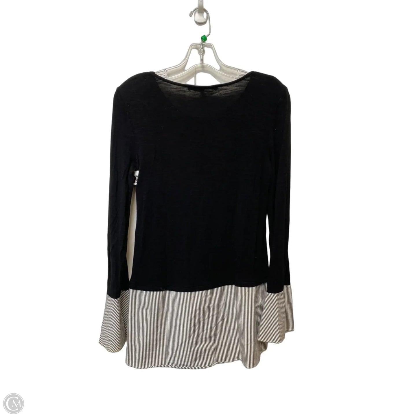 Top Long Sleeve By White House Black Market In Black, Size: Xs