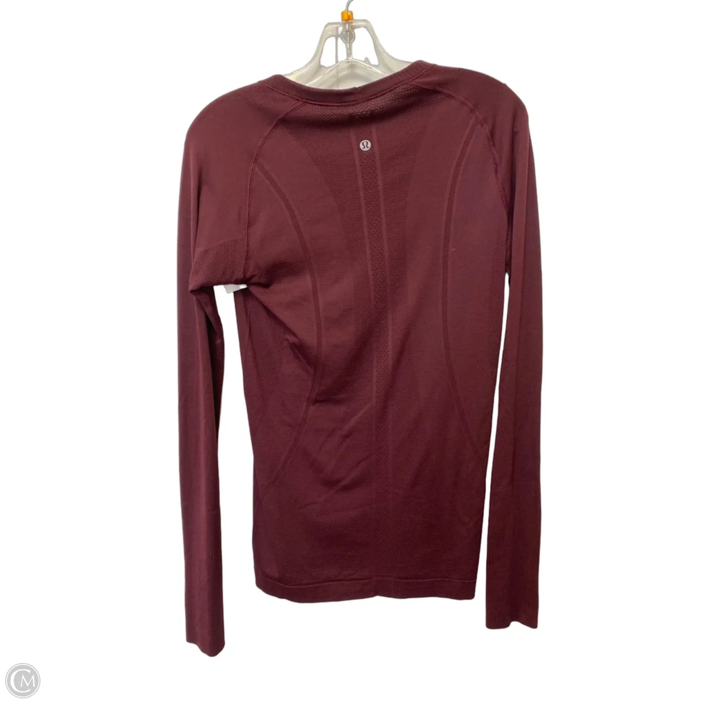 Top Long Sleeve By Lululemon In Maroon, Size: 8