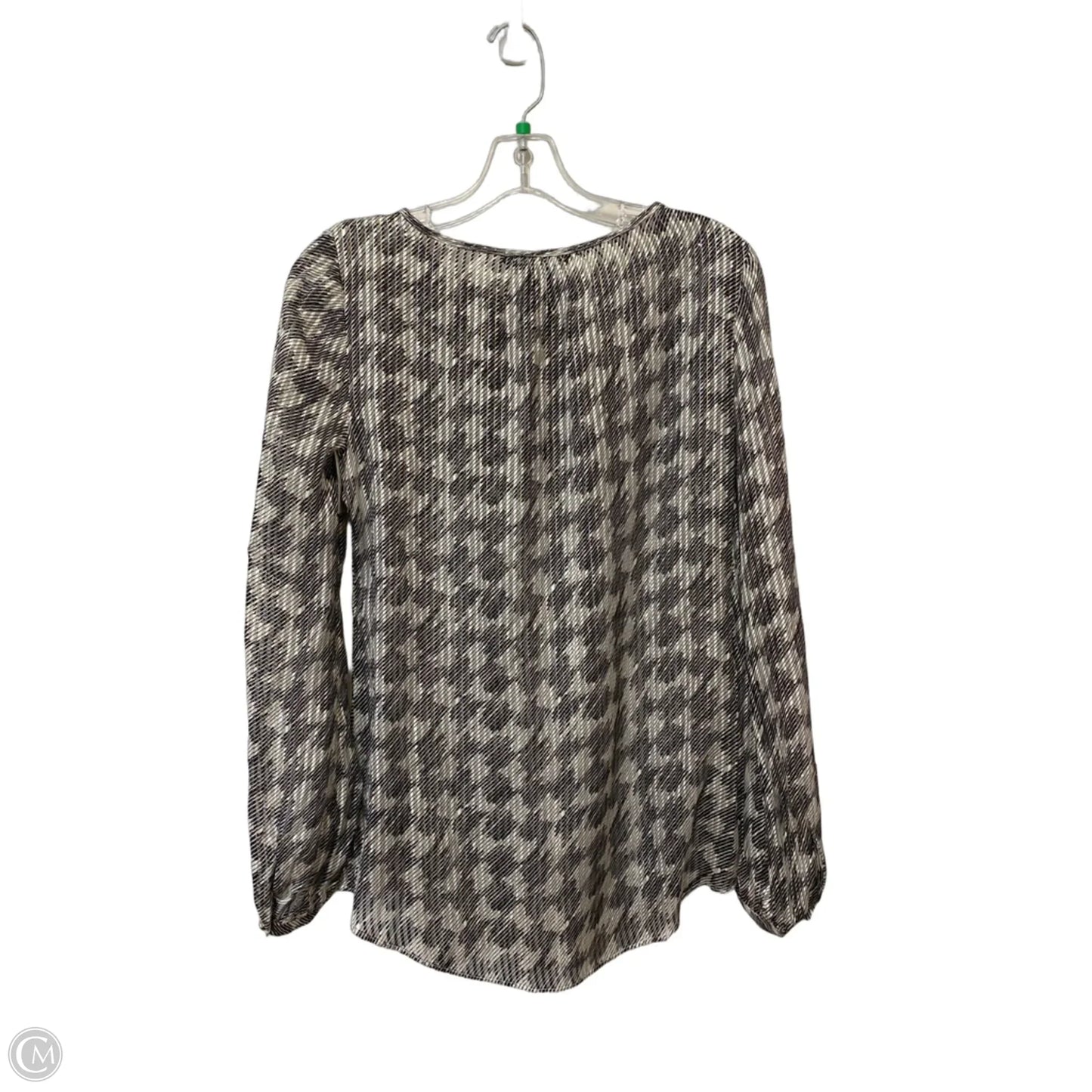 Top Long Sleeve By White House Black Market In Black & White, Size: 2