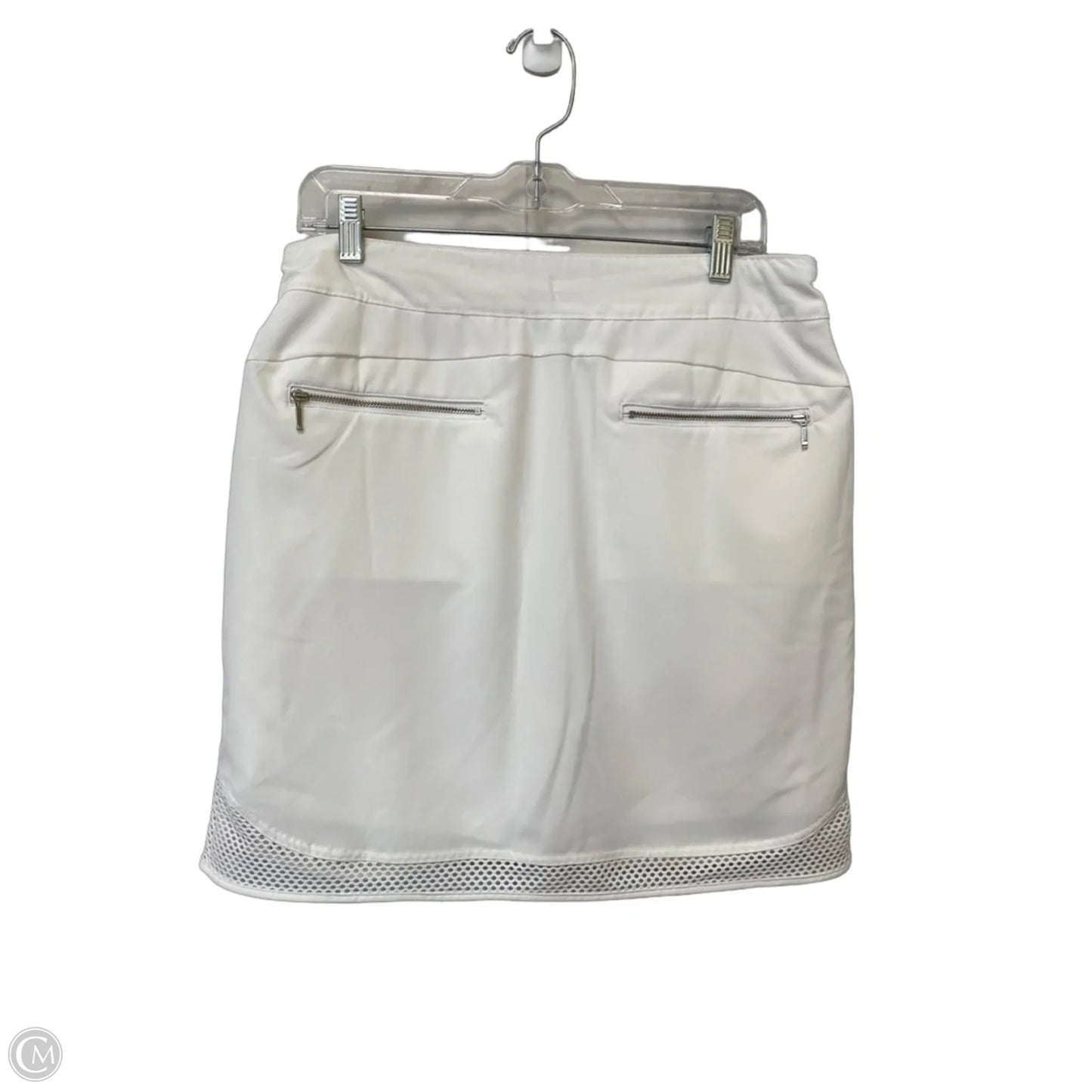Top 2pc Short Sleeve By Chicos In White, Size: M