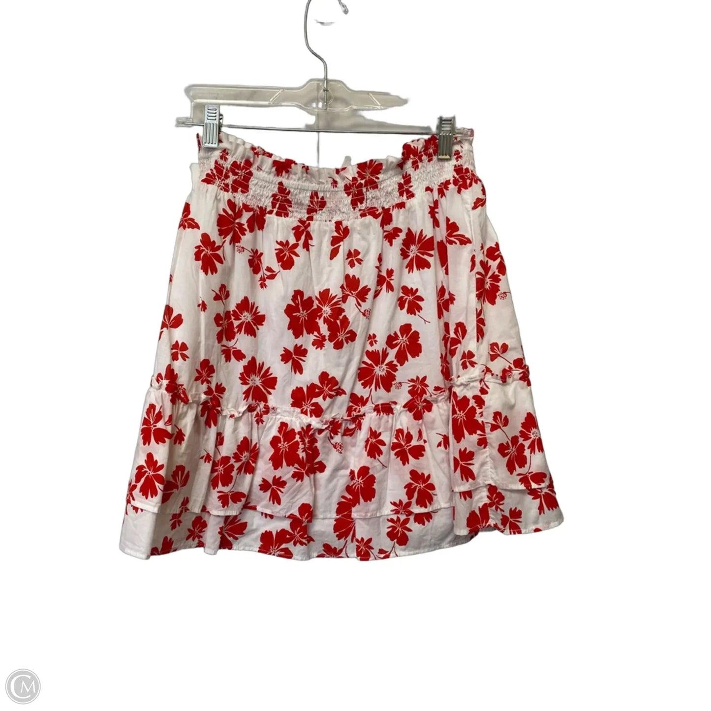 Top 2pc Sleeveless By J. Crew In Red & White, Size: M