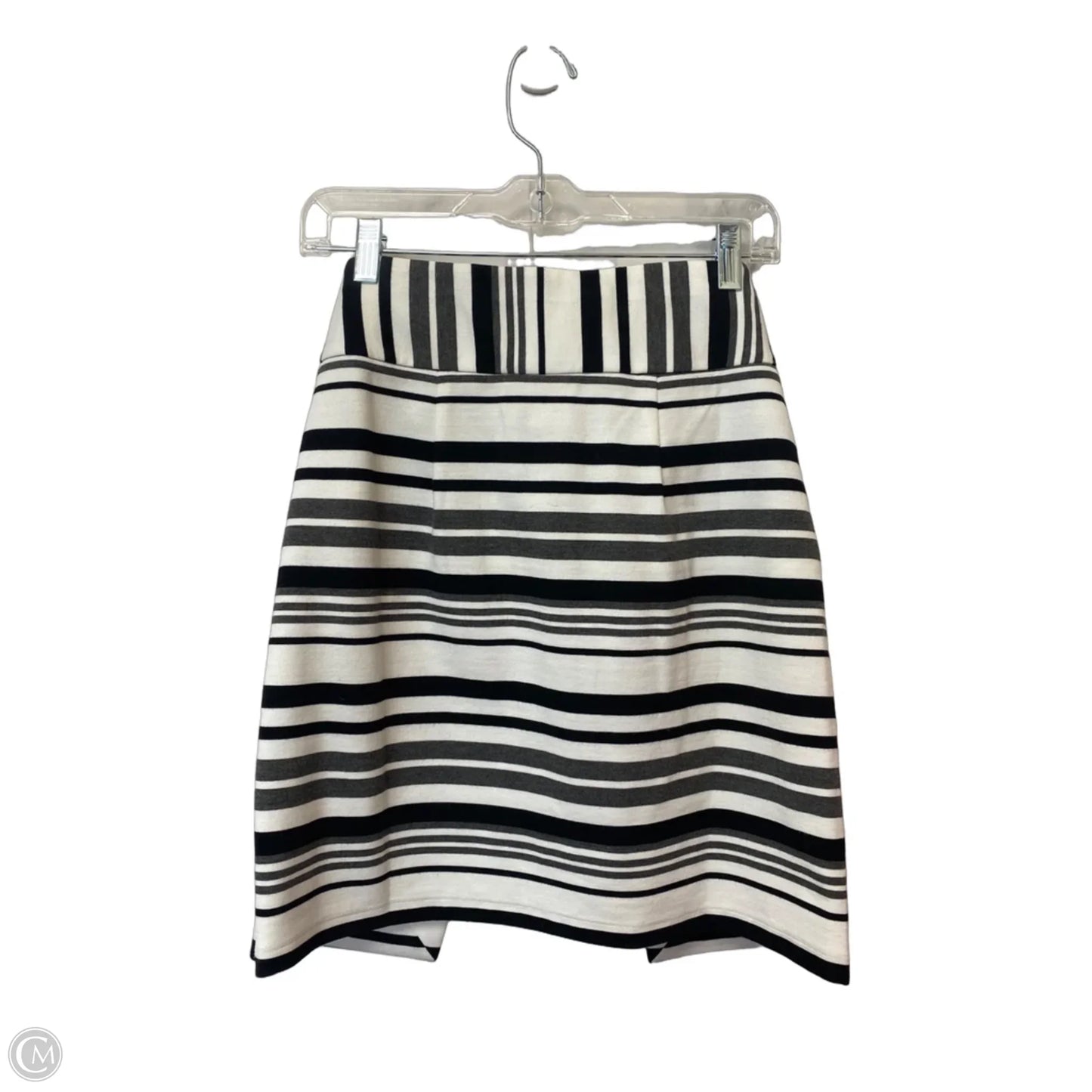 Skirt Mini & Short By Cabi In Black & White, Size: S