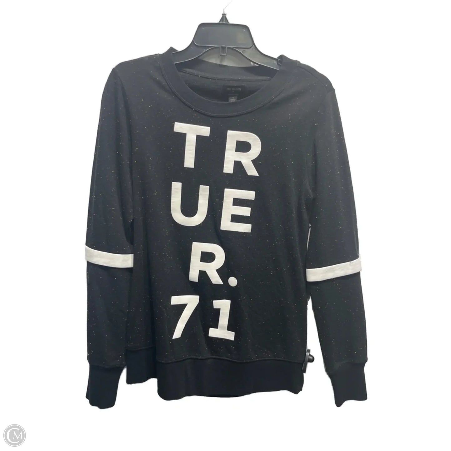 Top Long Sleeve By True Religion In Black, Size: S