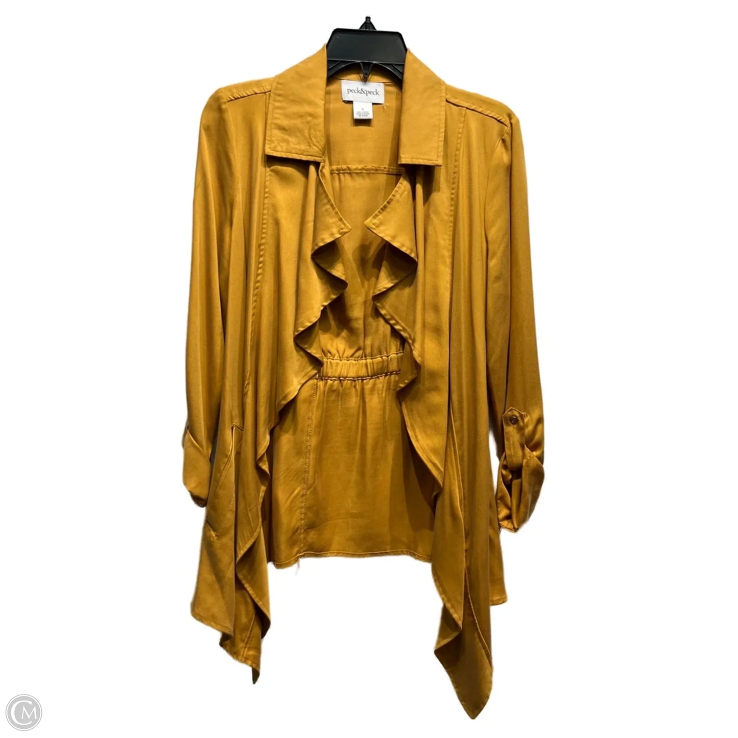 Jacket Other By Peck And Peck In Yellow, Size: S