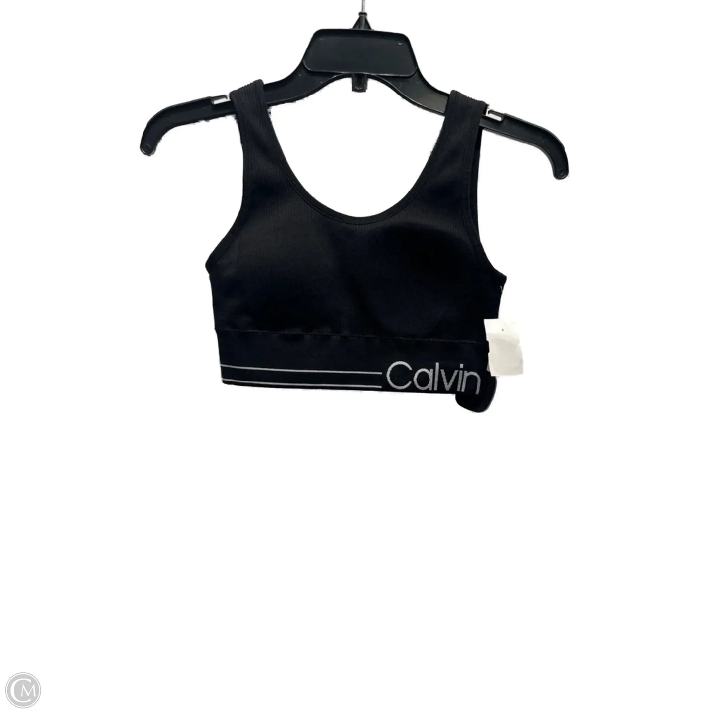 Athletic Bra By Calvin Klein In Black, Size: S