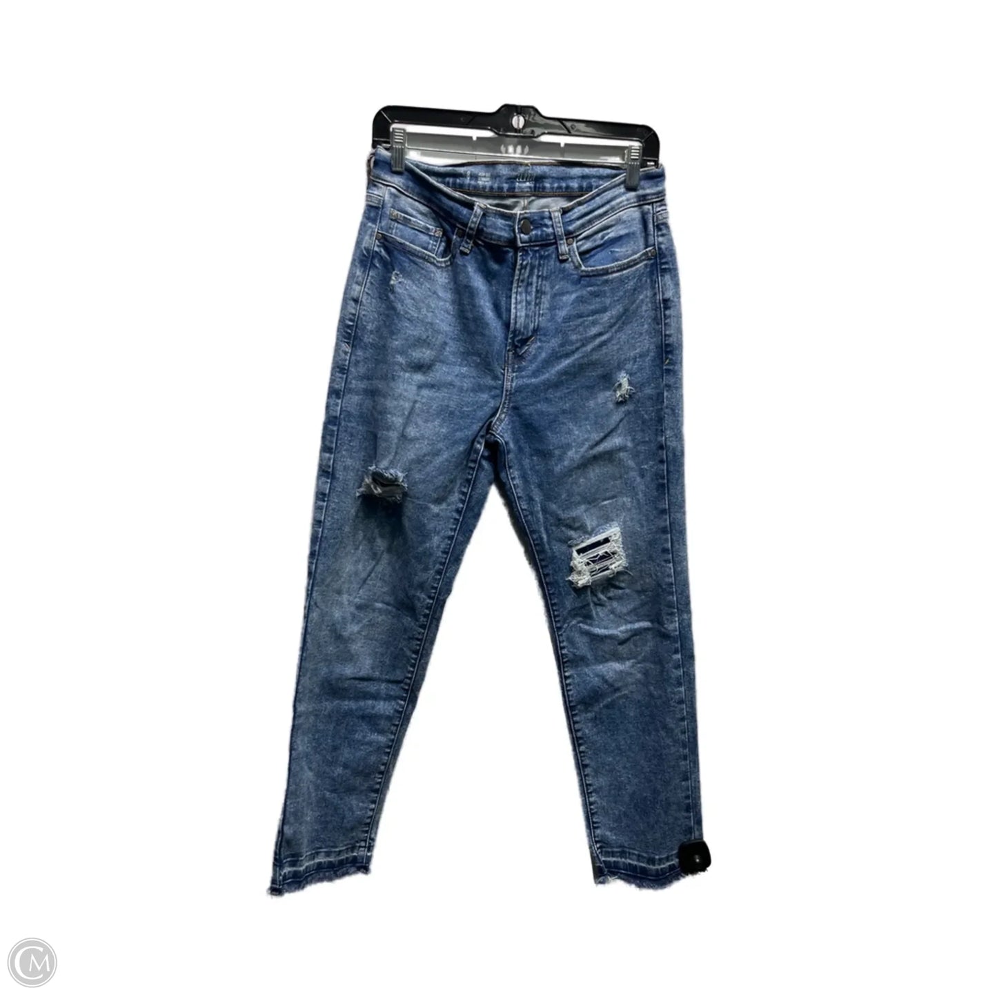 Jeans Straight By Ana In Blue Denim, Size: 8