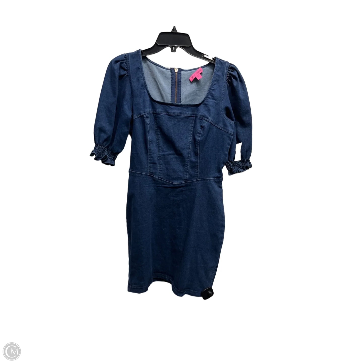 Dress Casual Short By Betsey Johnson In Blue Denim, Size: M