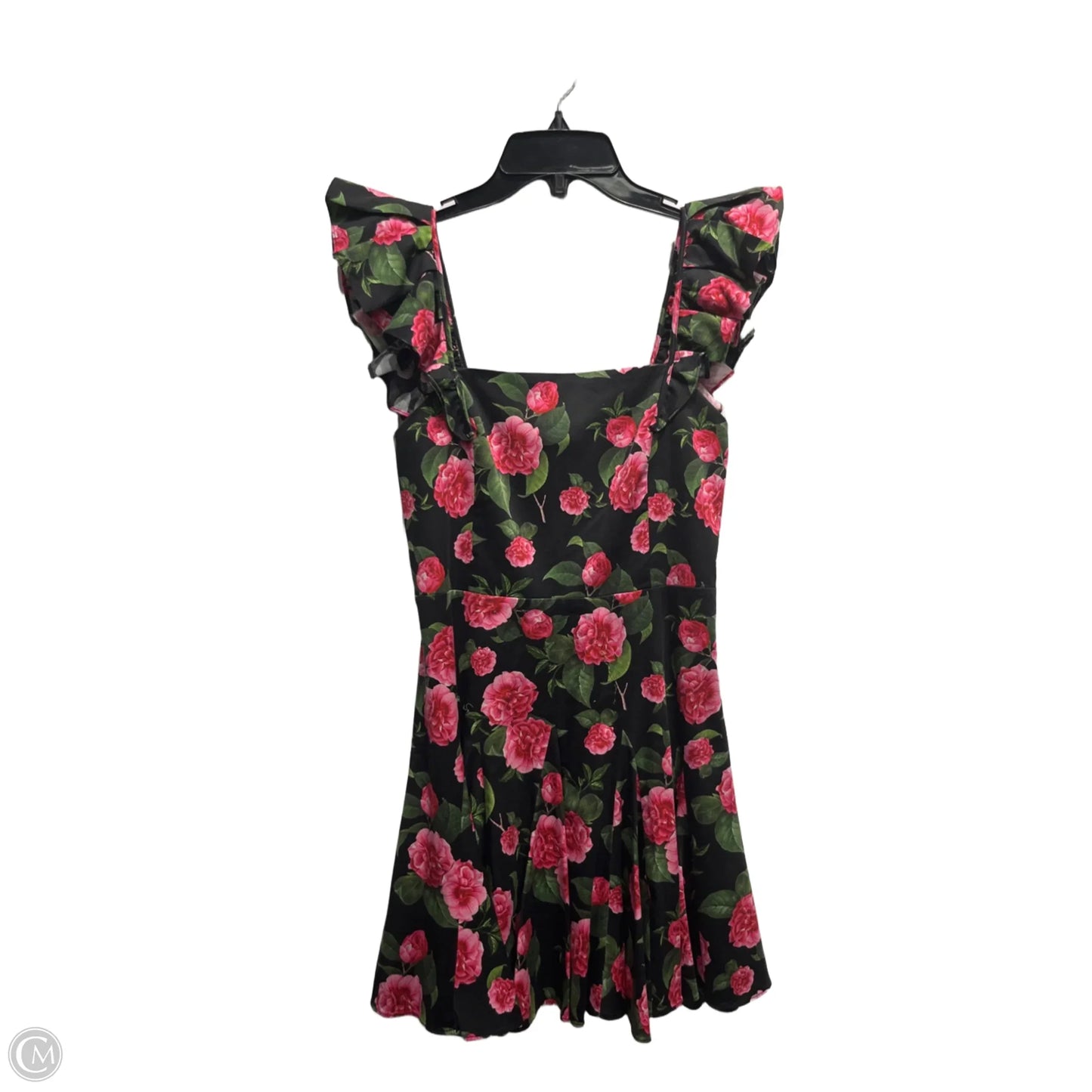 Dress Designer By Alice + Olivia In Black & Pink, Size: 4