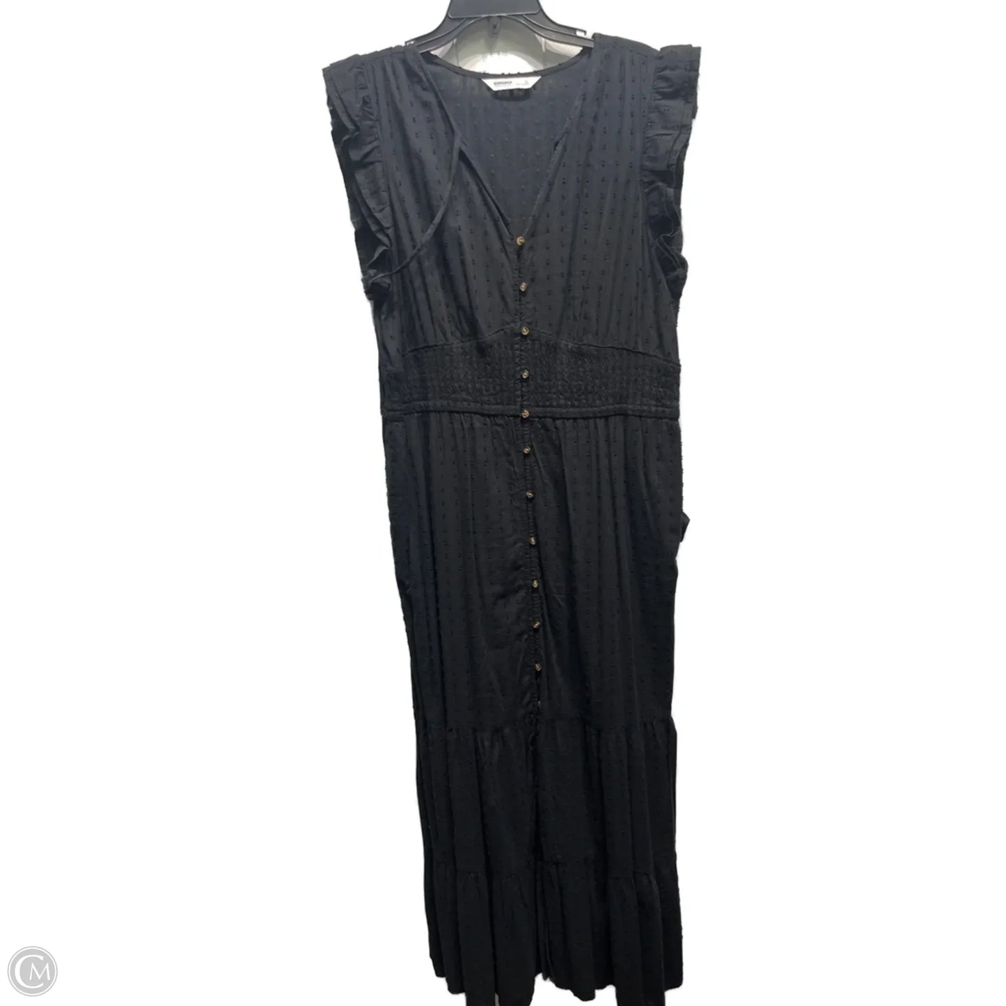 Dress Casual Maxi By Sonoma In Black, Size: Xl