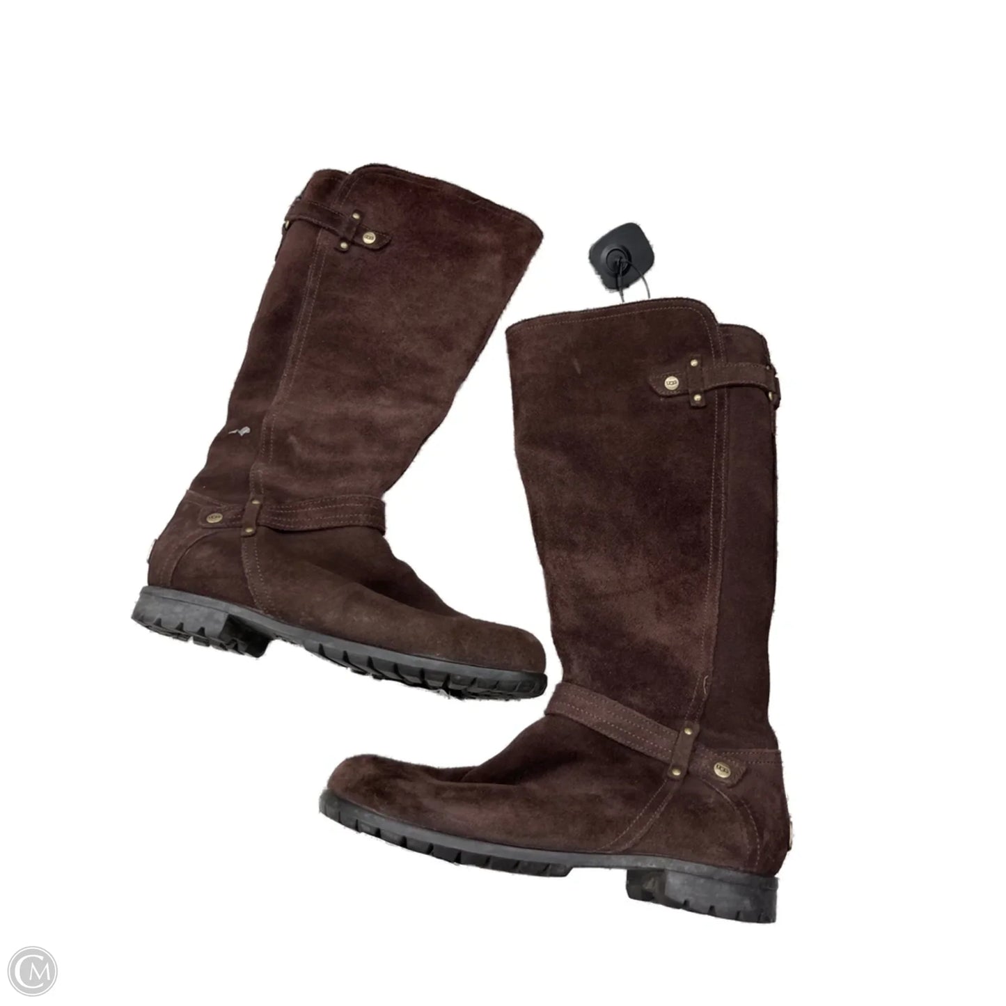 Boots Designer By Ugg In Brown, Size: 7.5