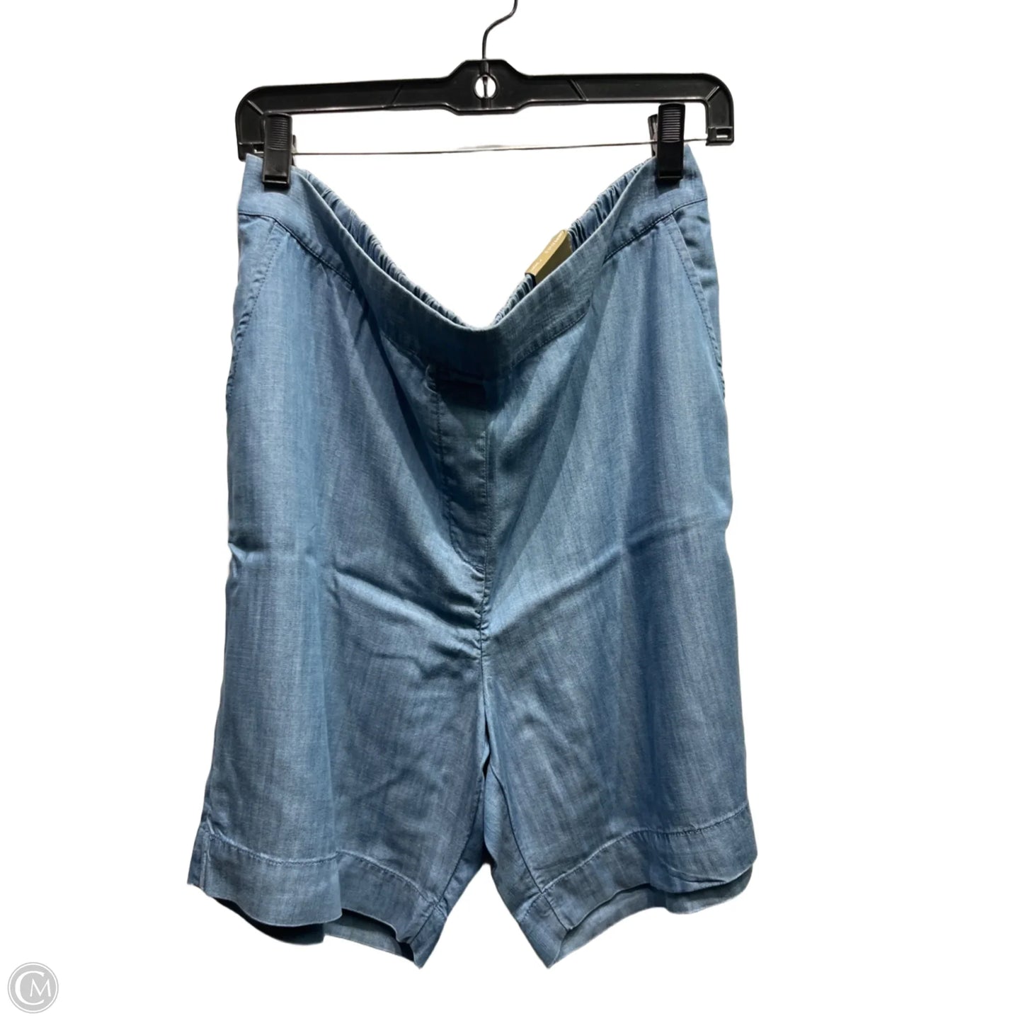 Shorts By Chicos In Blue Denim, Size: L