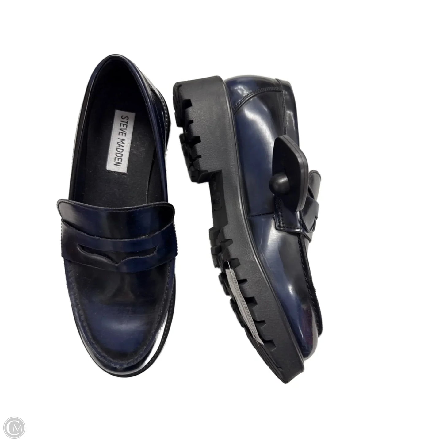 Shoes Flats By Steve Madden In Navy, Size: 7.5