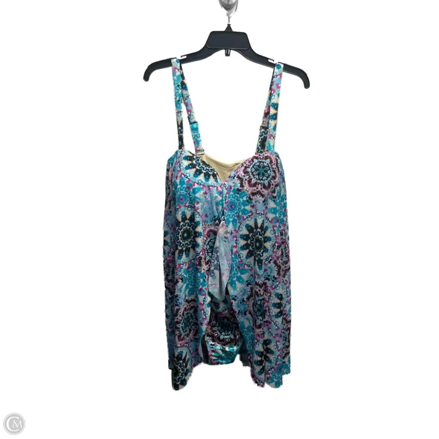 Swimsuit By KIM GRAVEL In Blue & Purple, Size: 18