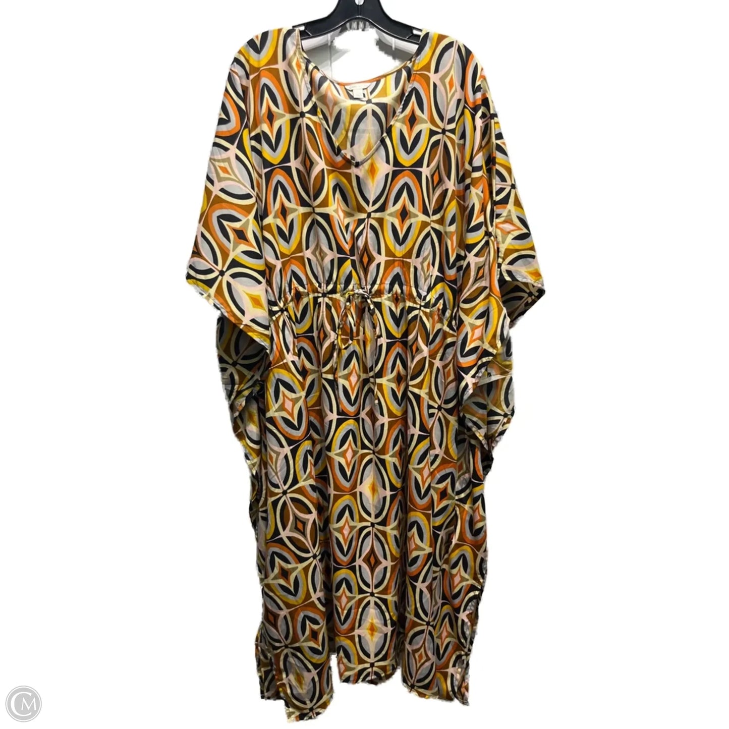 Dress Casual Maxi By Cato In Brown & Orange, Size: 18