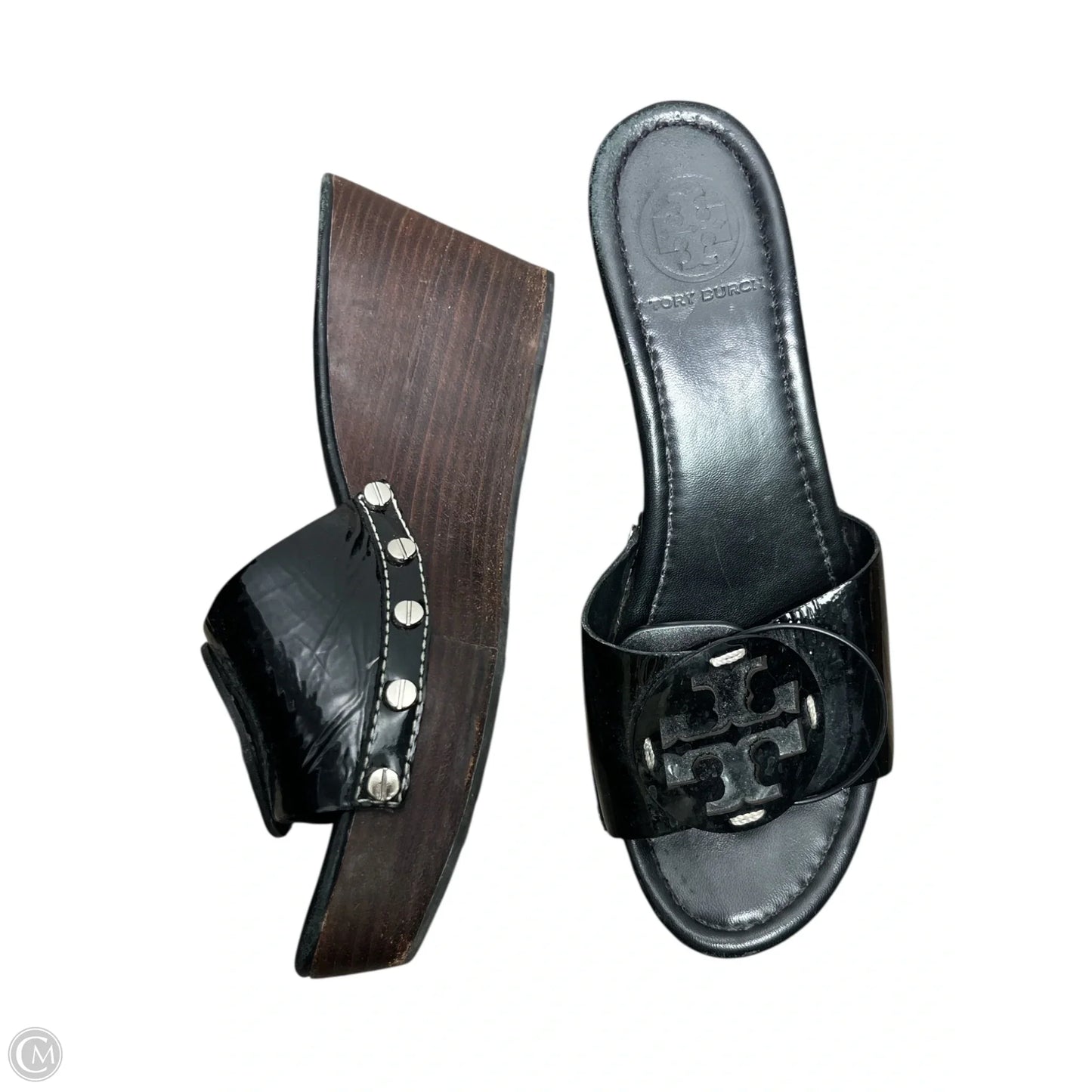 Sandals Designer By Tory Burch In Black, Size: 9
