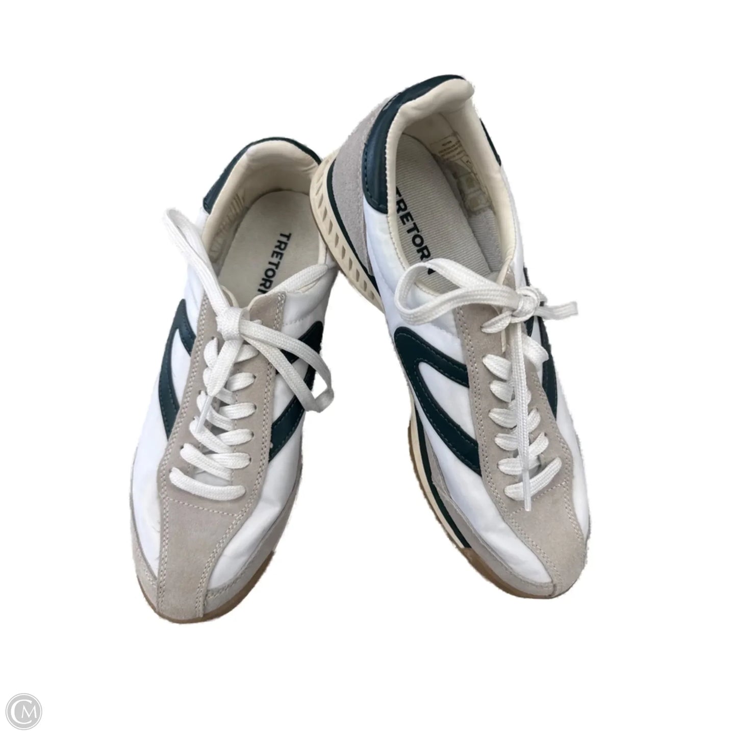 Shoes Sneakers By TRETORN In Green & White, Size: 8.5