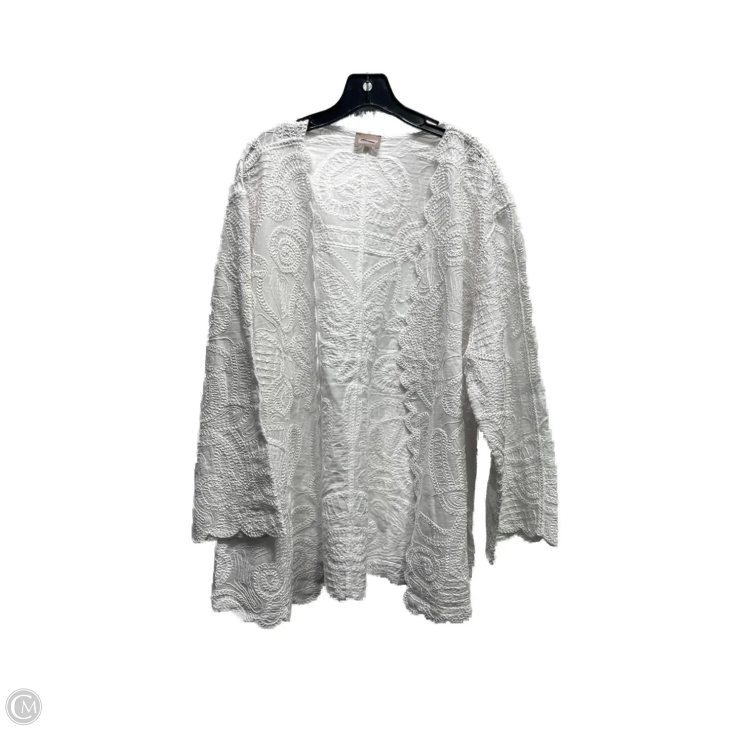 Cardigan By Chicos In White, Size: Xl