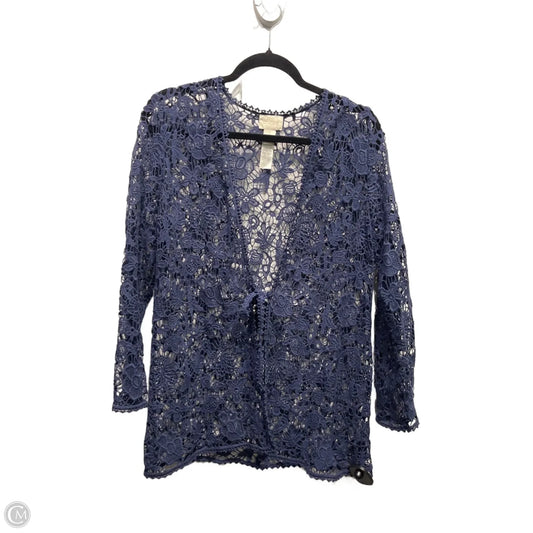 Cardigan By Chicos In Navy, Size: M