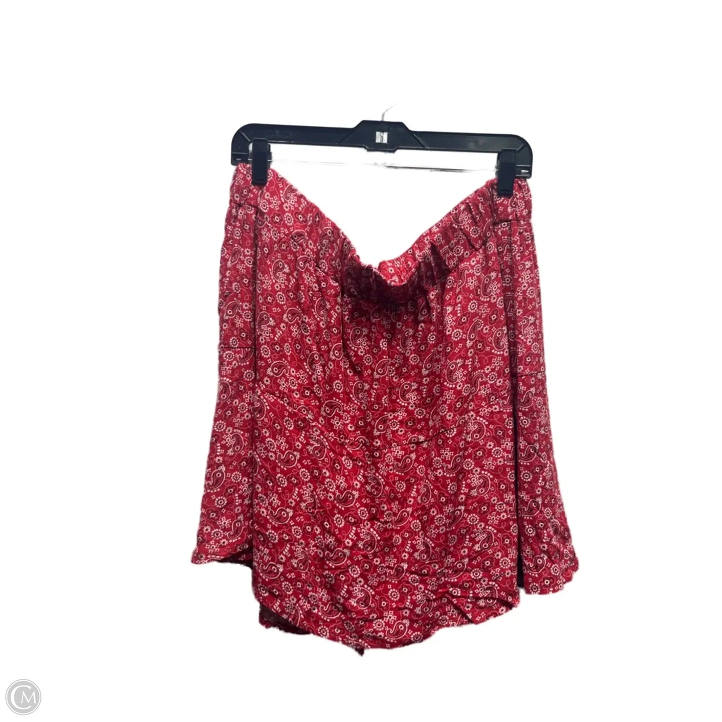 Skort By Ymi In Red & White, Size: 3x