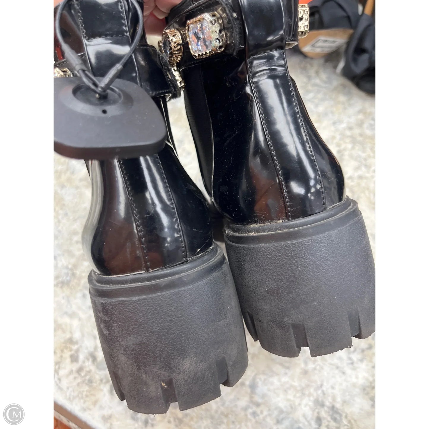 Boots Combat By Steve Madden In Black, Size: 8.5