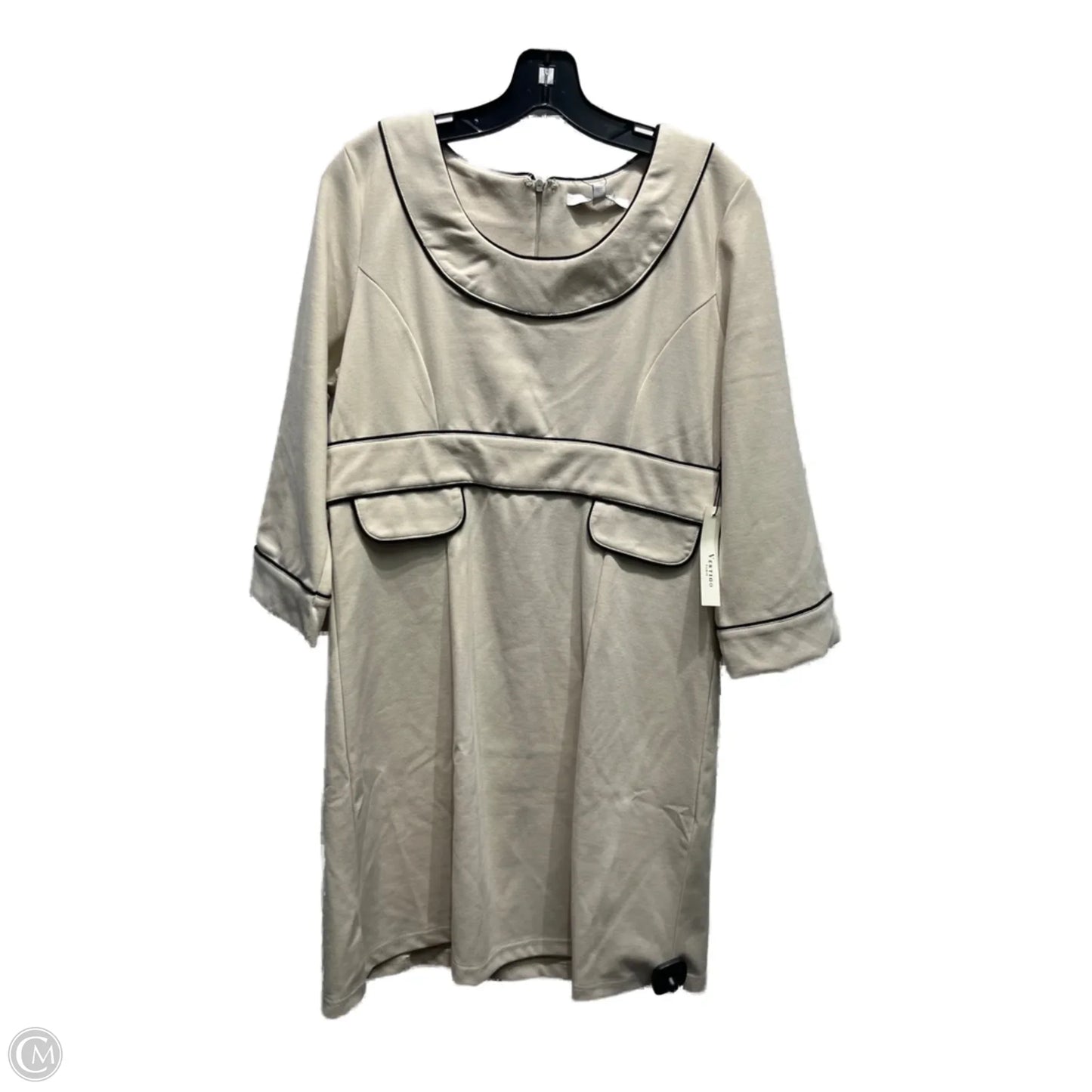 Dress Work By Vertigo In Tan, Size: L