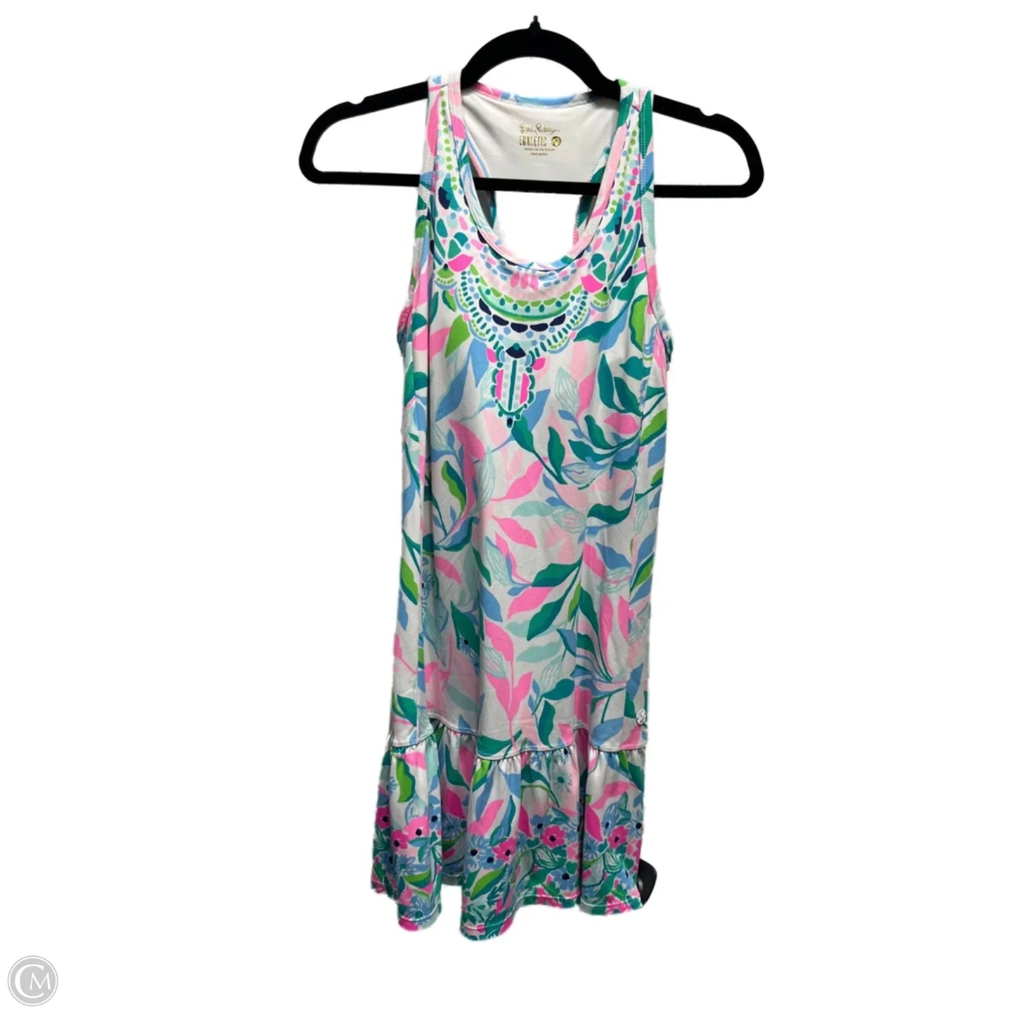 Dress Designer By Lilly Pulitzer In Green & Pink, Size: Xs