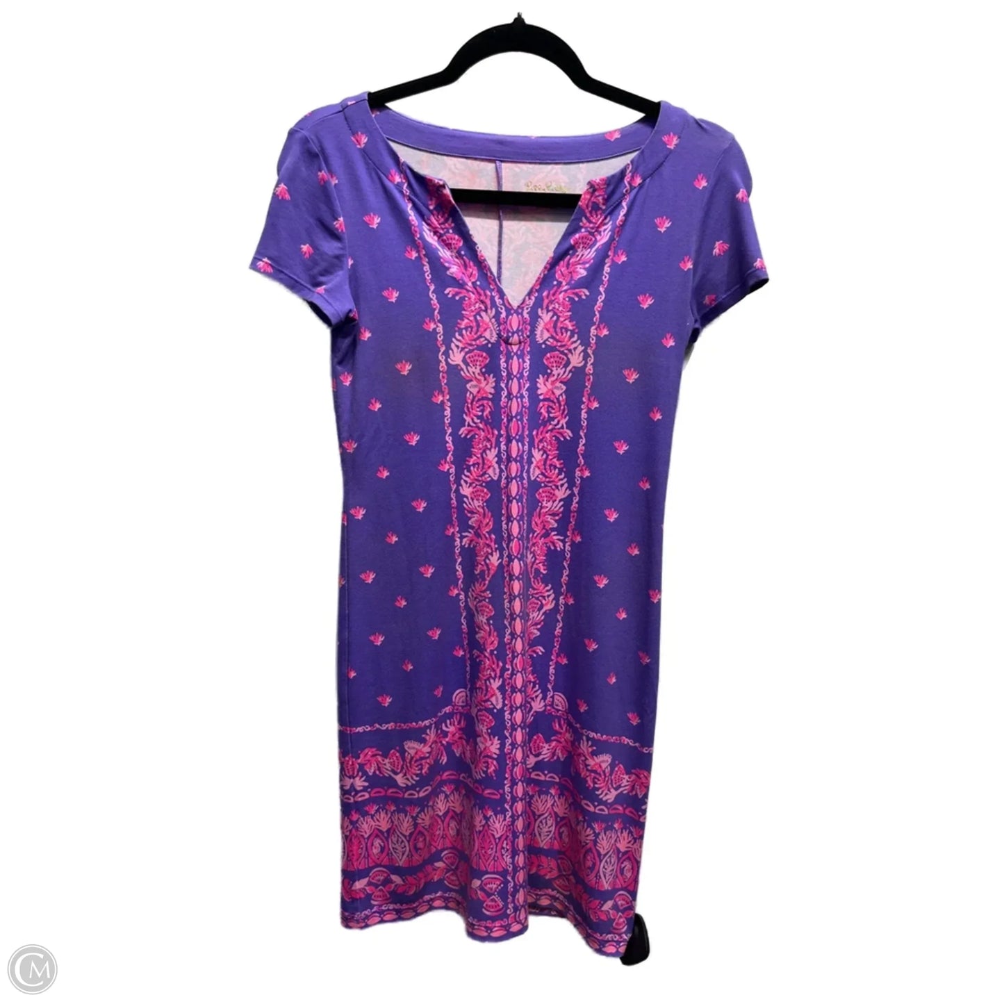 Dress Designer By Lilly Pulitzer In Pink & Purple, Size: Xxs