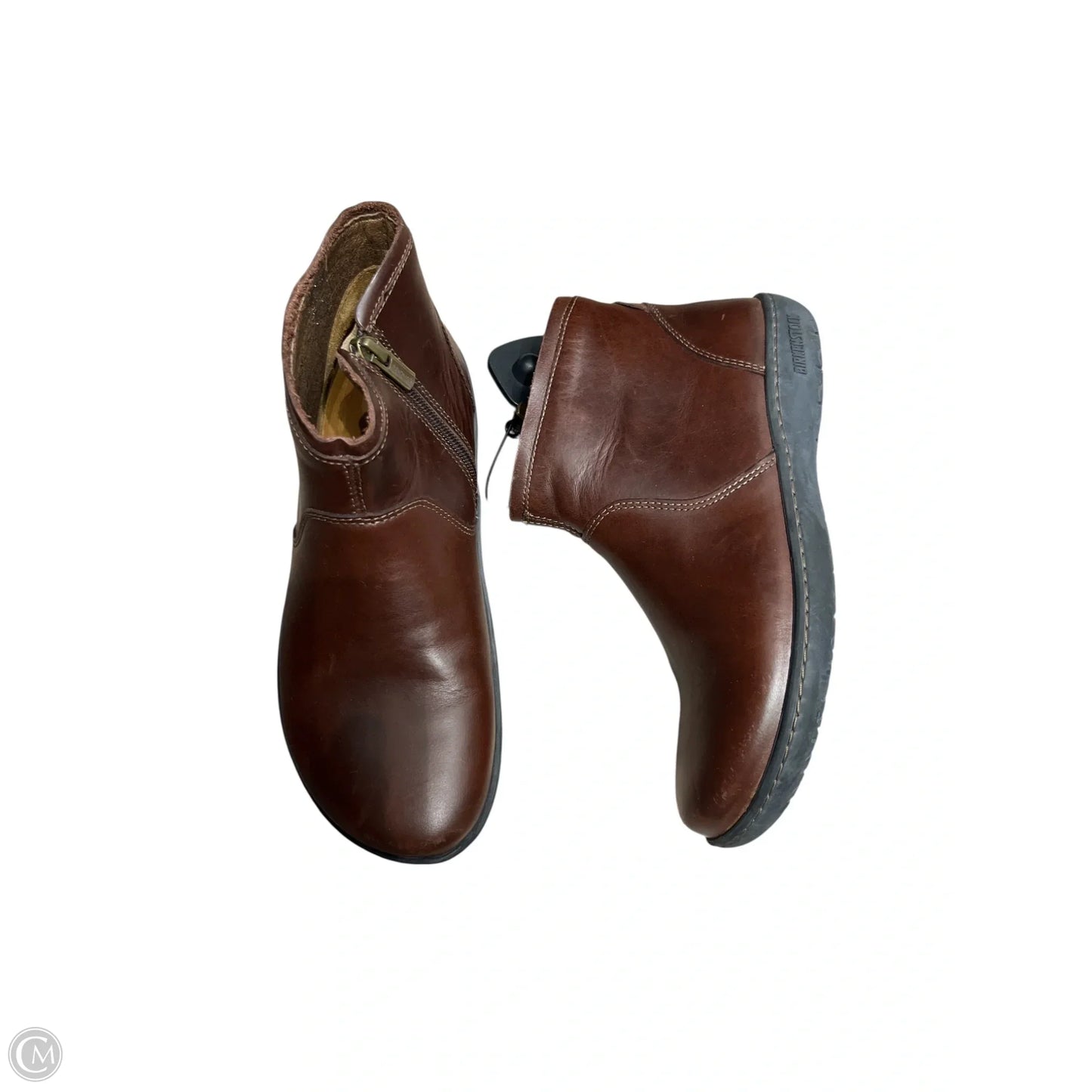 Boots Ankle Flats By Birkenstock In Brown, Size: 6