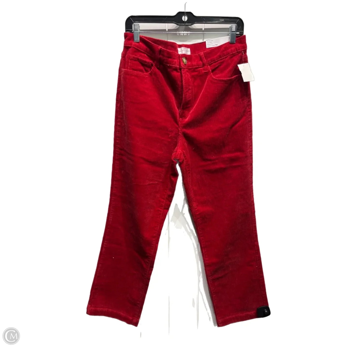 Pants Corduroy By Loft In Red, Size: 8