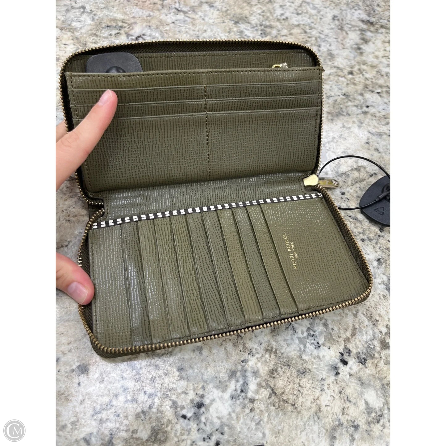 Wallet Leather By Henri Bendel, Size: Large