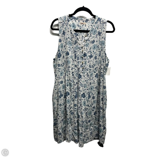 Dress Casual Short By Faherty In Blue & White, Size: L
