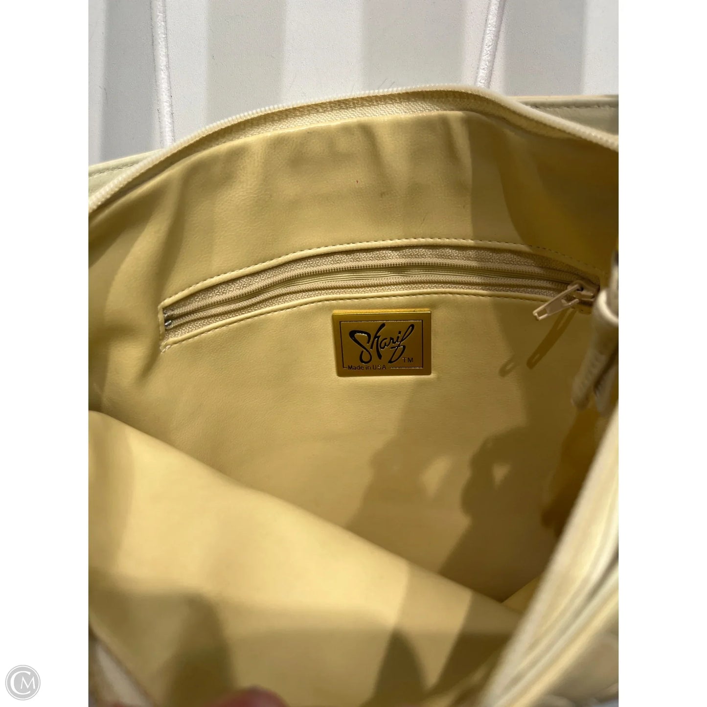 Handbag Leather By Clothes Mentor, Size: Medium