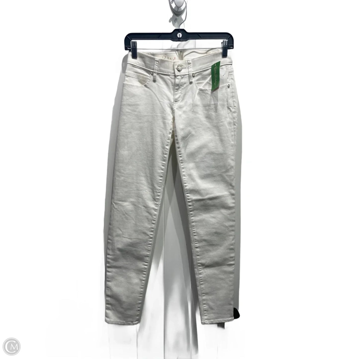 Jeans Designer By Lilly Pulitzer In White, Size: 4