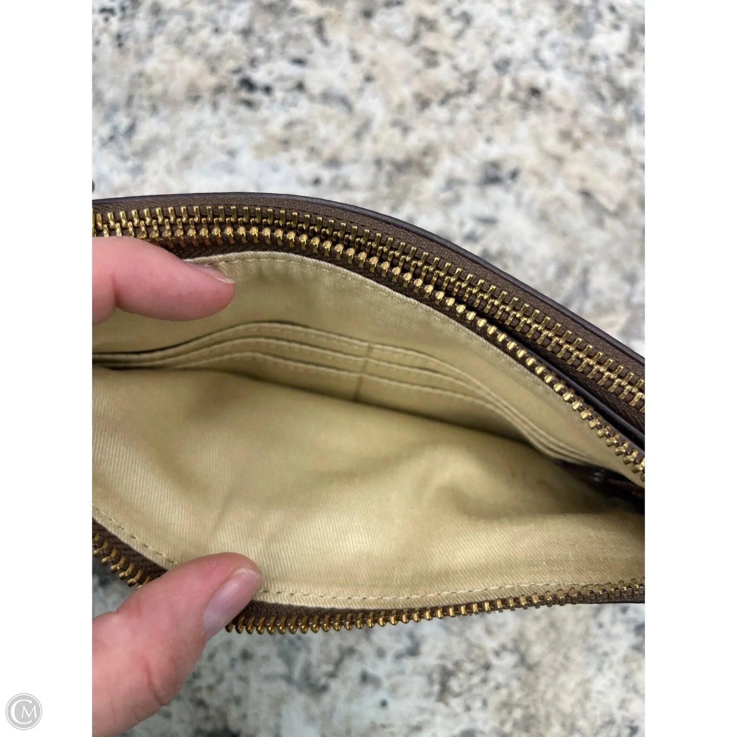 Wristlet Leather By Fossil, Size: Medium