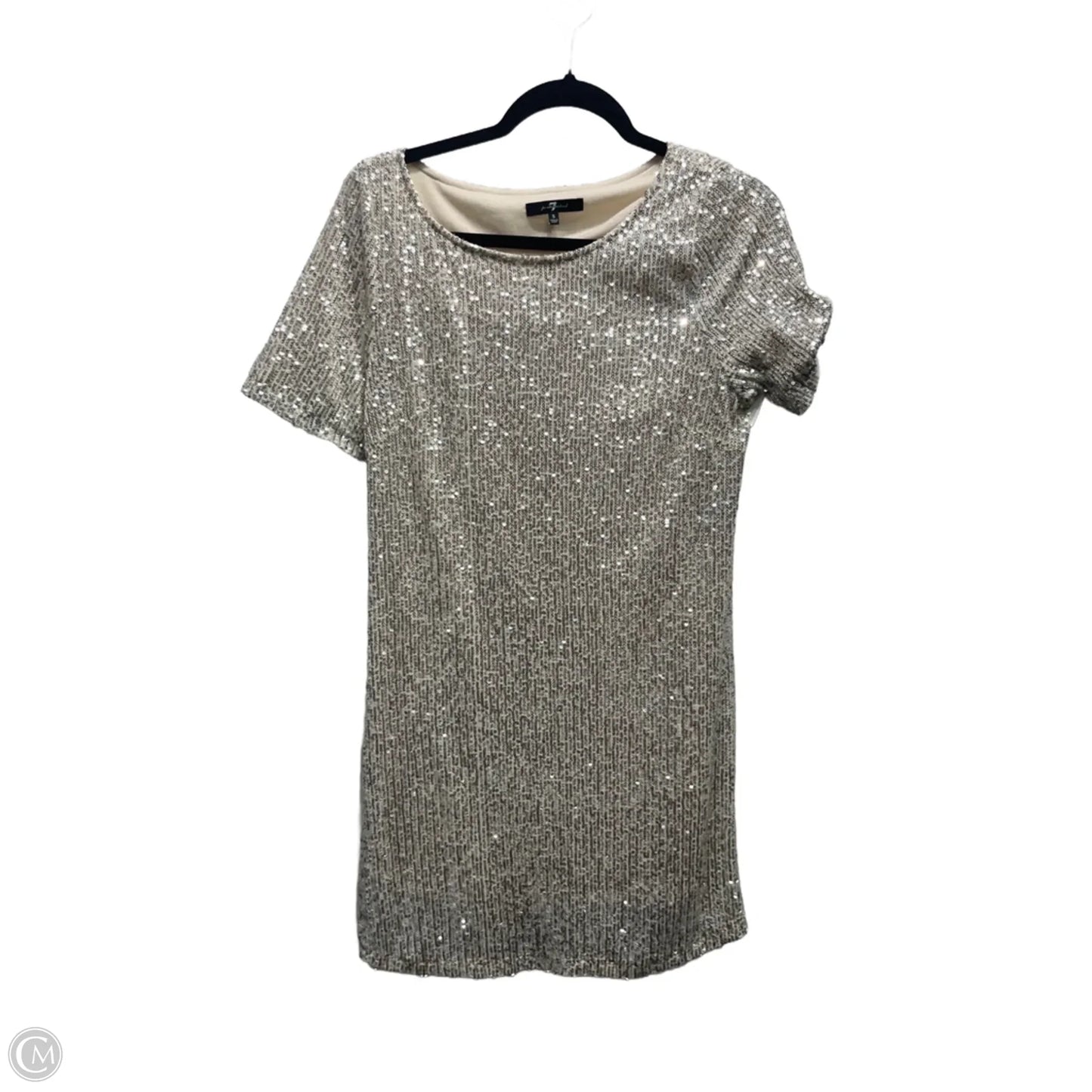 Dress Party Short By 7 For All Mankind In Silver, Size: S