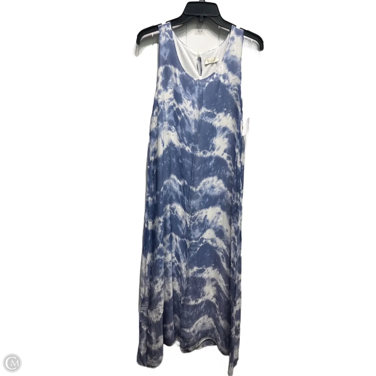 Dress Party Midi By M Made In Italy In Blue & White, Size: Xs
