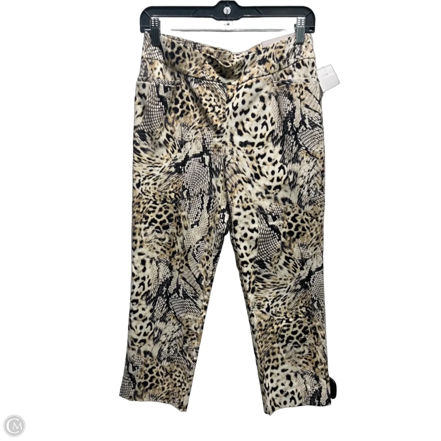 Capris By Chicos In Animal Print, Size: 4